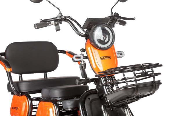 Пассажирский электротрицикл Rutrike (Рутрайк) Gelbert Caf 48V/60V 600Вт | Мототека