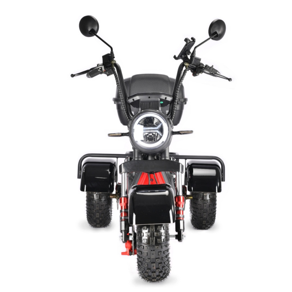 Электротрицикл White Siberia (Белая Сибирь) TRIKE MINI BLACK 1500W | Мототека